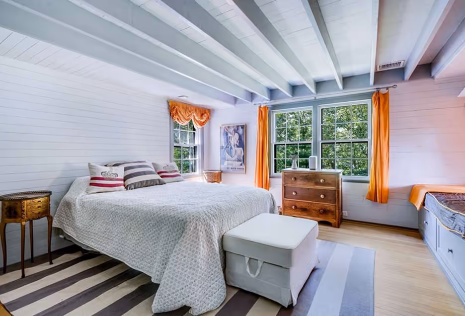Interior of the waterfront home