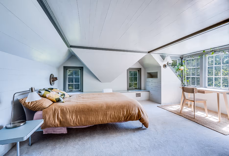 Interior of the waterfront home